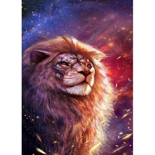 Full Round Diamond Painting Kits | Lion