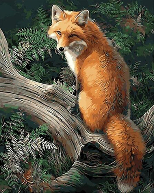 Fox | Full Circle Diamond Painting Kit