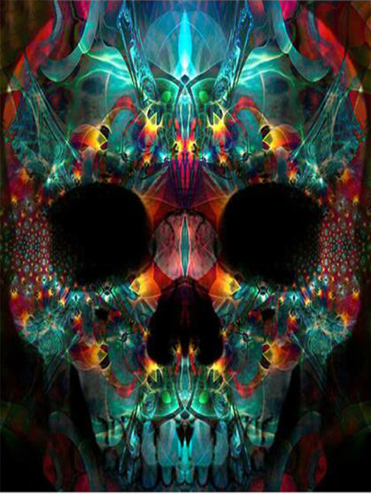 Skull | Full Round Diamond Painting Kit