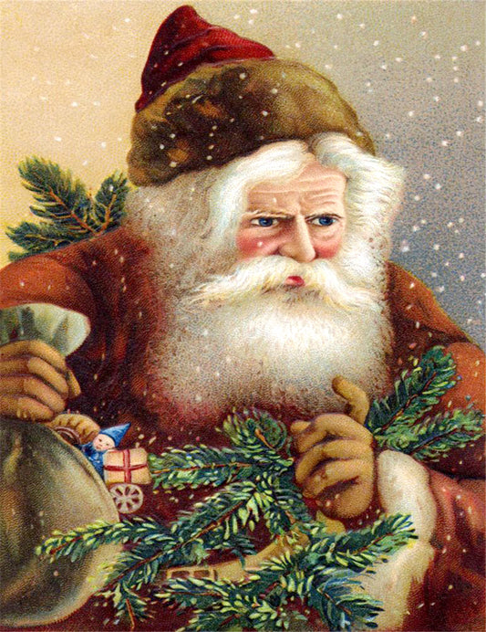 Santa Claus | Full Circle Diamond Painting Kit