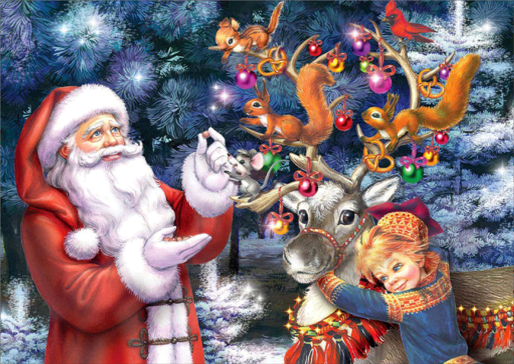 Santa | Full Circle Diamond Painting Kit