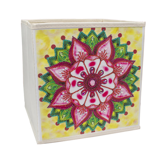 DIY Special Shaped Diamond Painting Mandala flower Cloth Home Storage Box