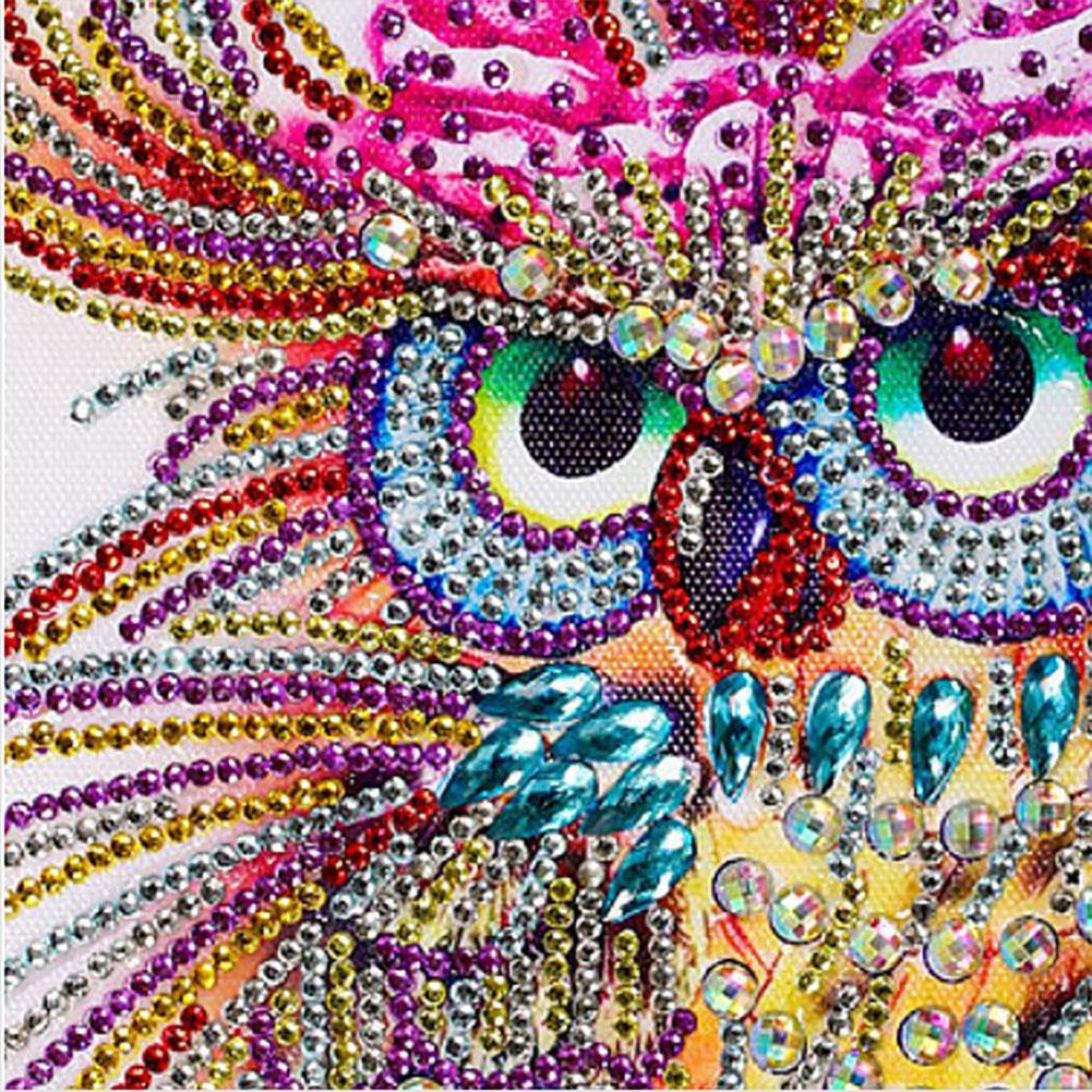 Diamond Painting - Crystal Rhinestone - Owl