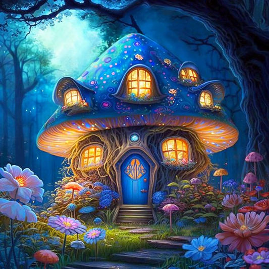 AB Diamond Painting  |  Mushroom House