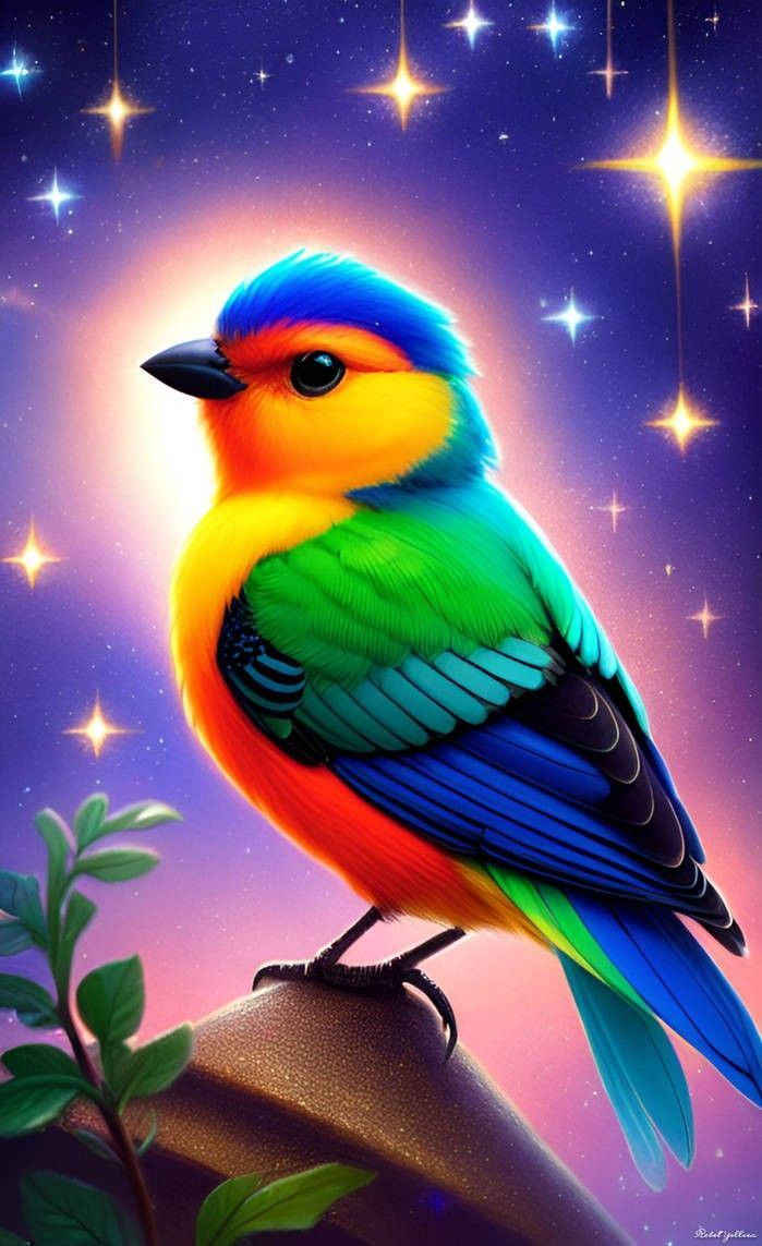 AB Diamond Painting   |  Colorful Bird