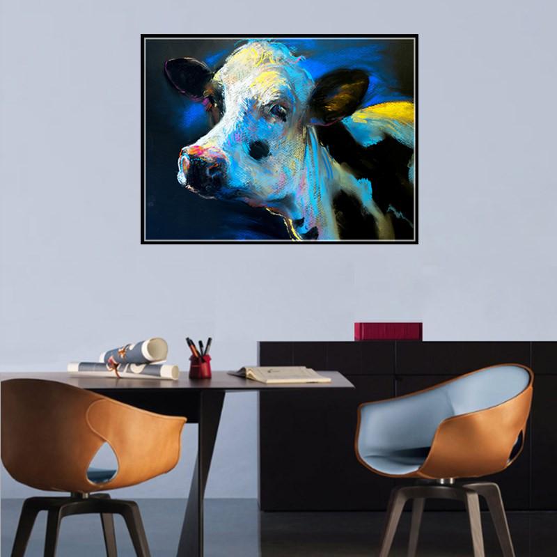 Cattle | Full Round Diamond Painting Kitscock