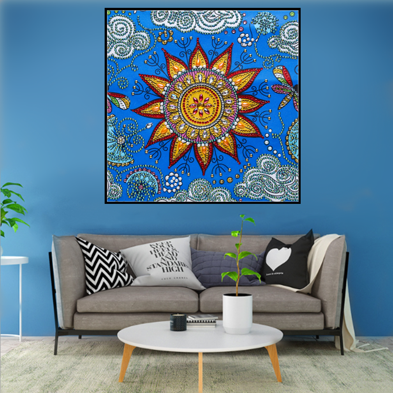 Mandala flower | Special Shaped Diamond Painting Kits