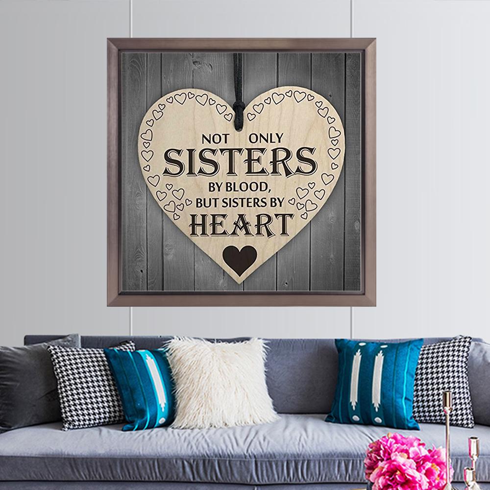 Sister Heart  | Full Round Diamond Painting Kits