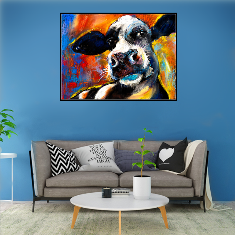 Cattle | Full Round Diamond Painting Kitscock