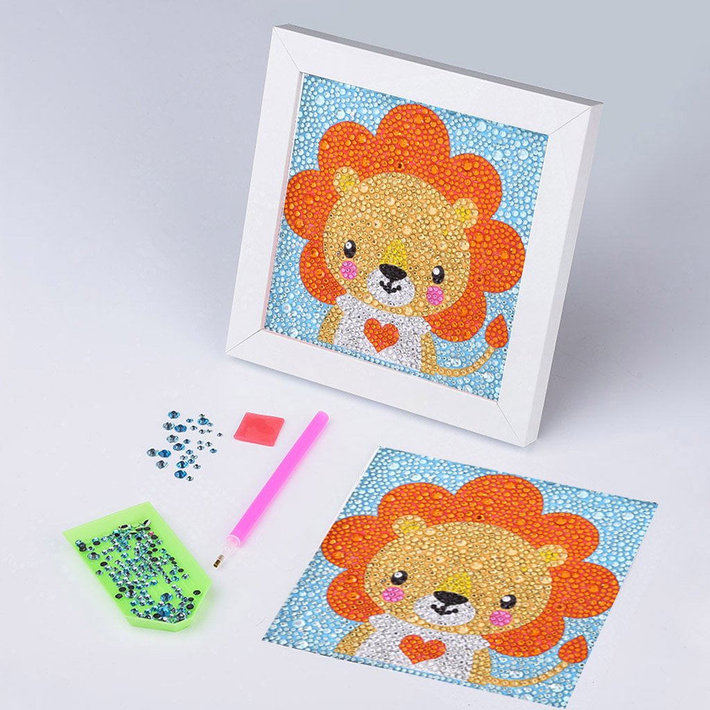Children's Series-| Small lion | Crystal Rhinestone Diamond Painting Kits