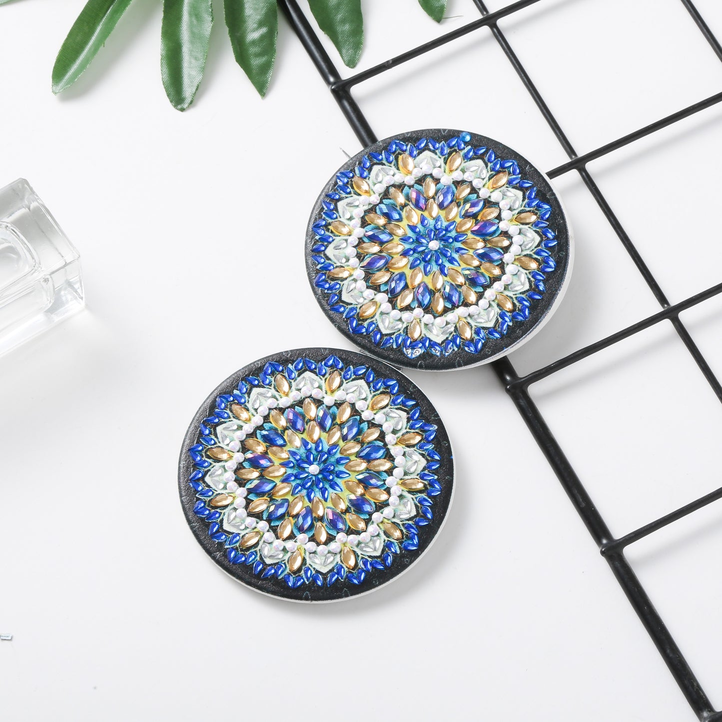 DIY Diamond Painting Creative Diamond Mini Mirror | Round Mandala