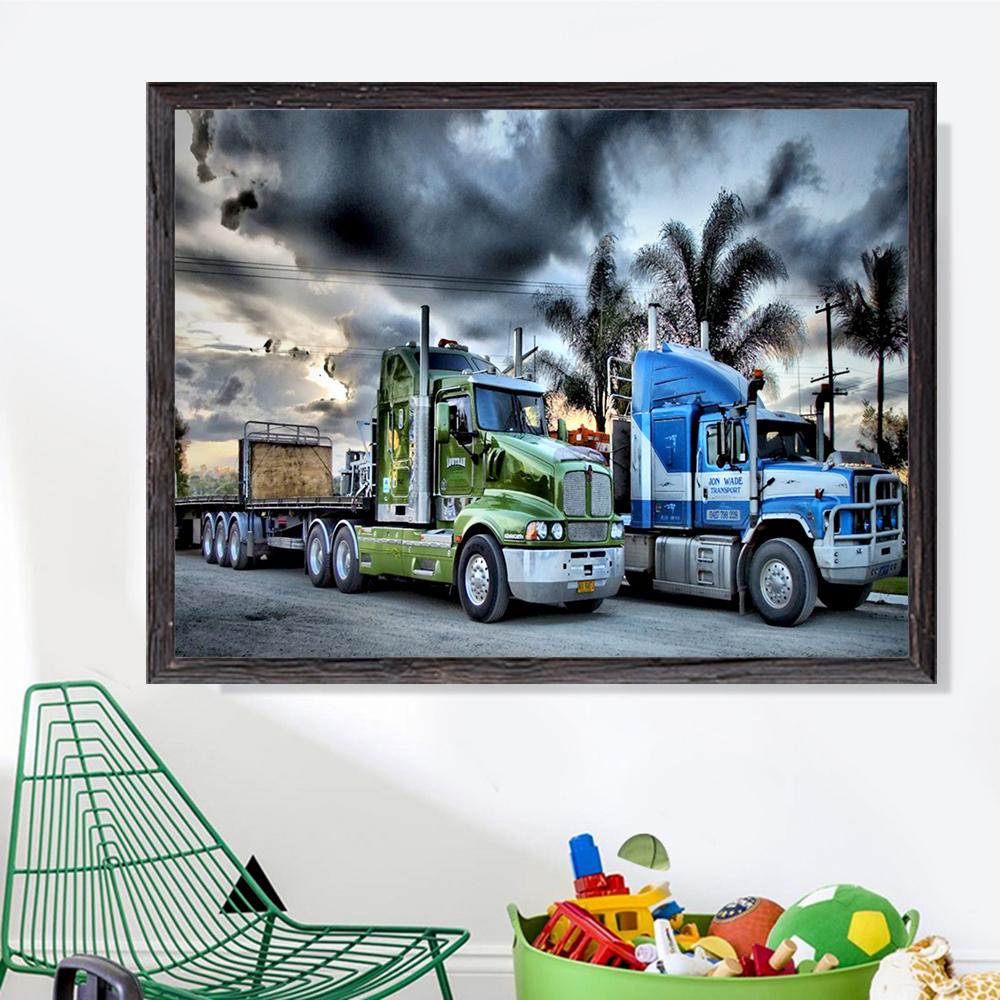 LKW | Full Square Diamond Painting Kits 