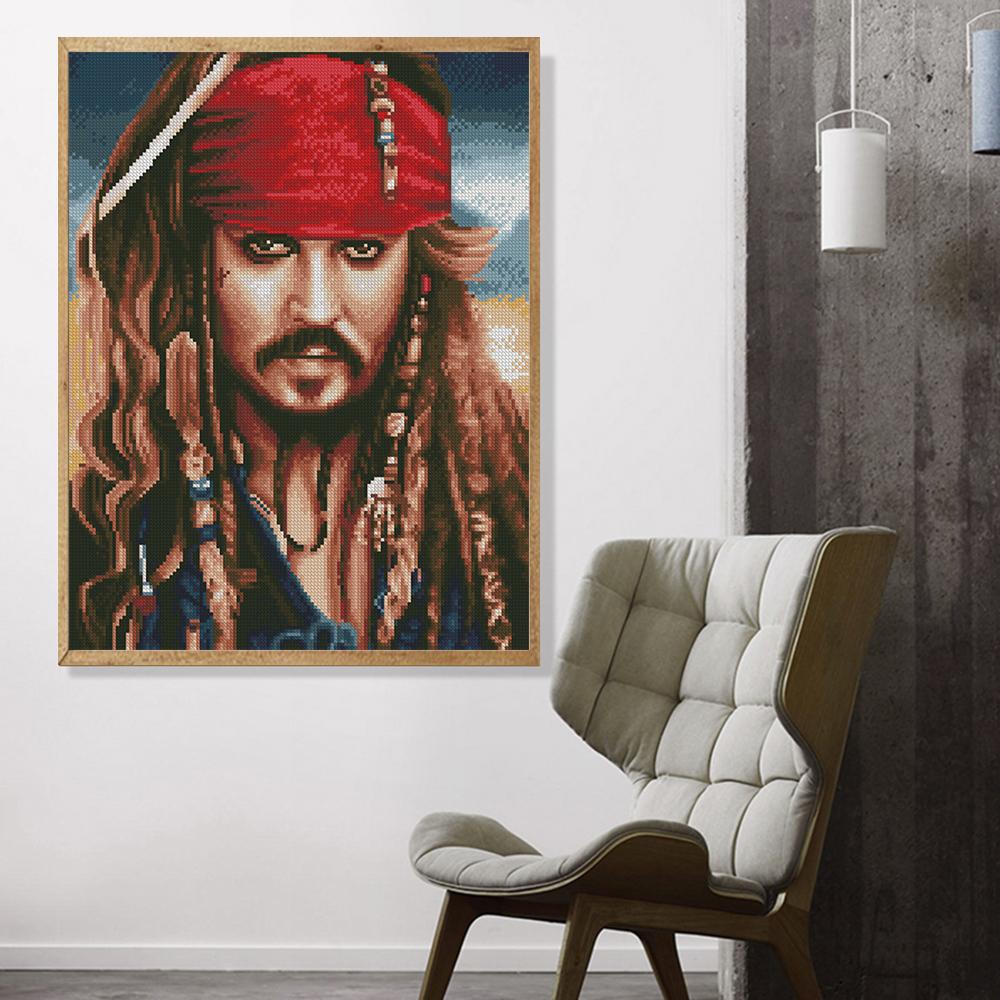 Jack Sparrow  | Full Square Diamond Painting Kits
