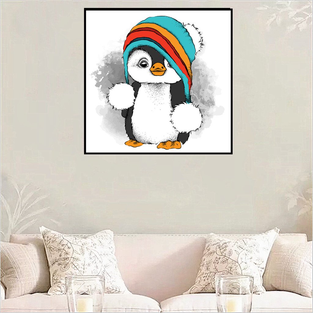 Penguin | Full Round Diamond Painting Kits