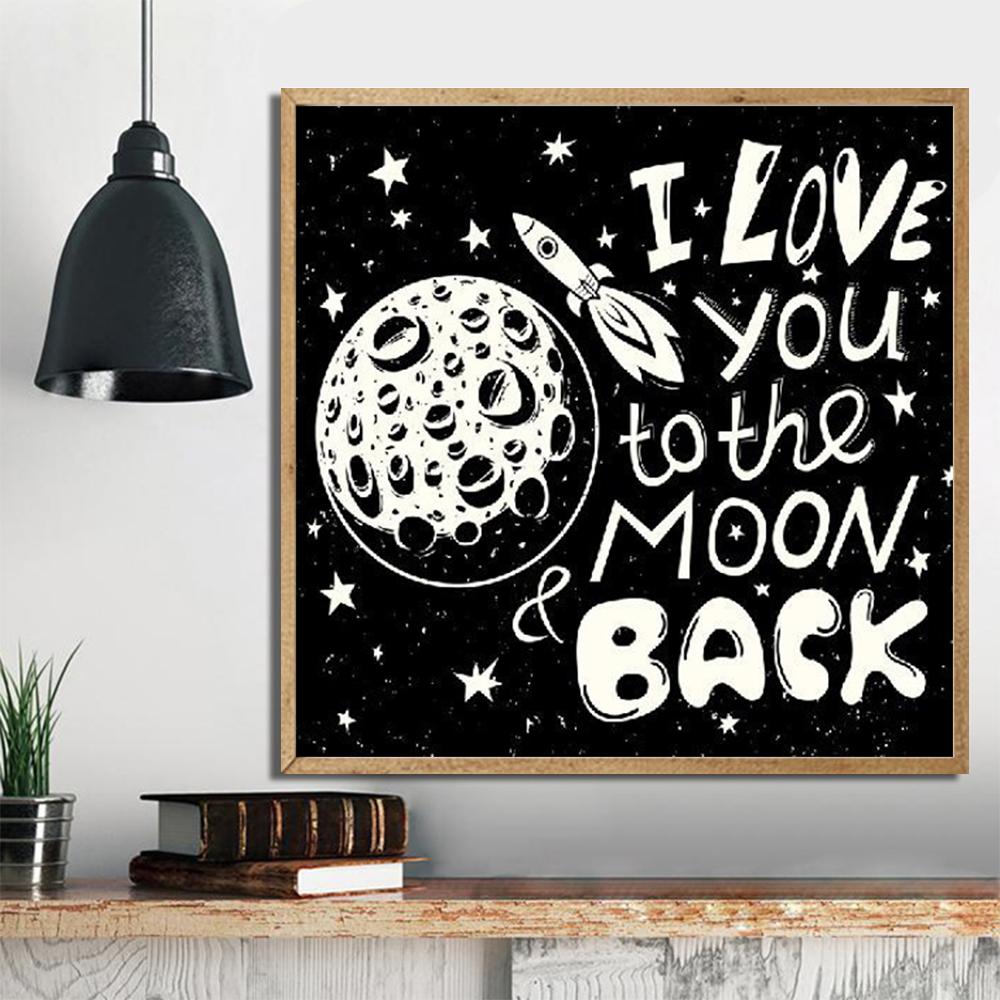 I Love You | Full Round Diamond Painting Kits