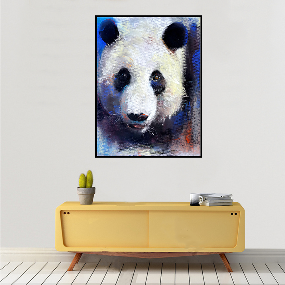 Panda | Kitscock complet de peinture au diamant rond 