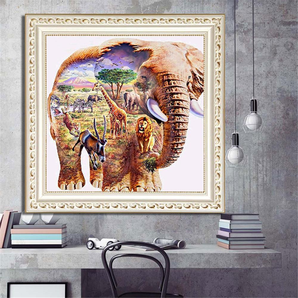 African elephant | Full Square Diamond Painting Kits