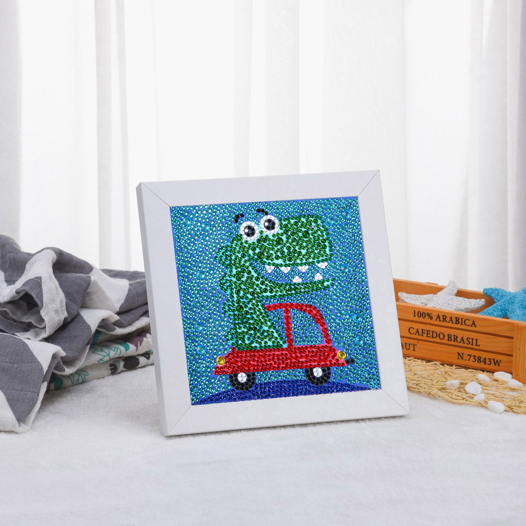 Children's Series-| Dinosaur | Crystal Rhinestone Full Diamond Painted-(Frameless)