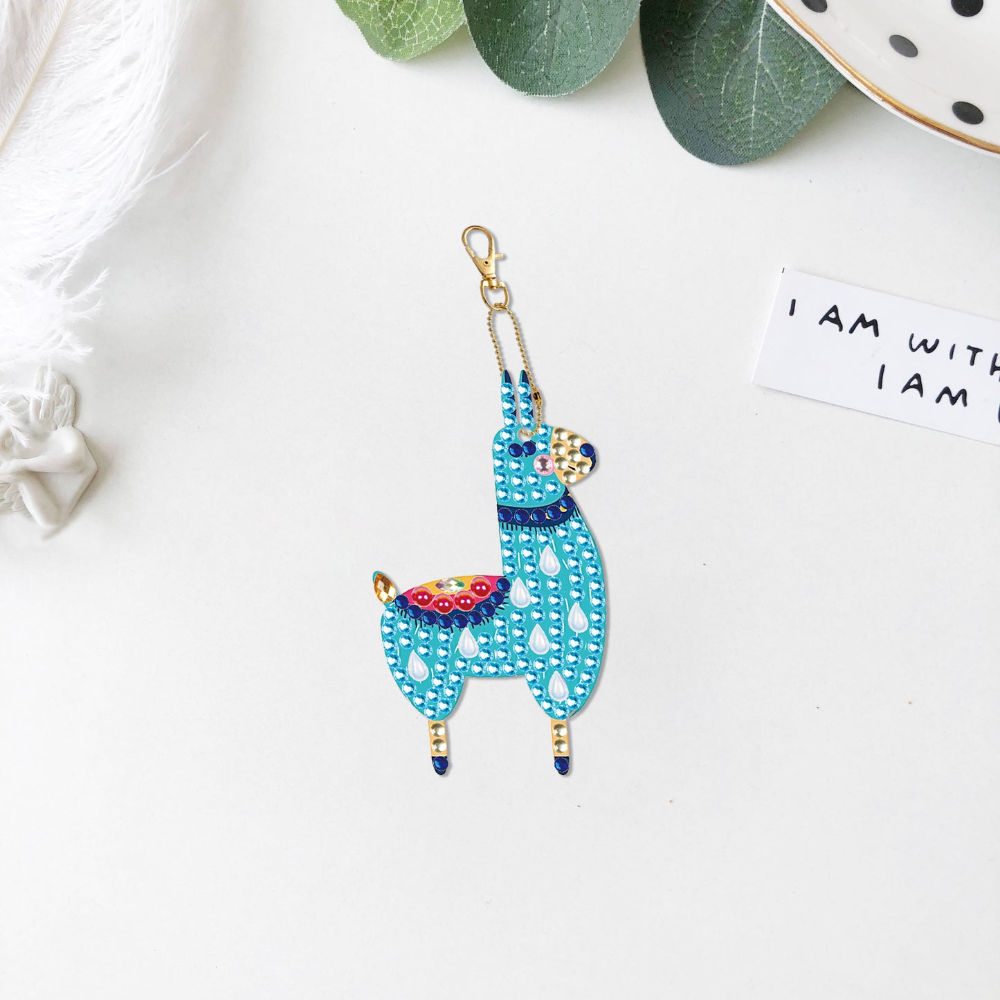 DIY keychain | Horse | Double-sided | Five Piece Set