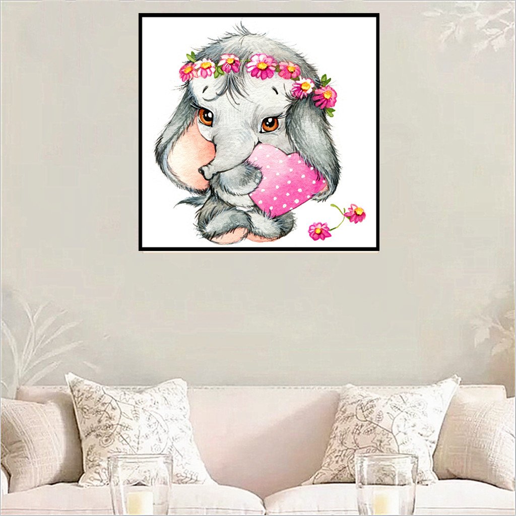 Elephant | Full Round Diamond Painting Kitsswan