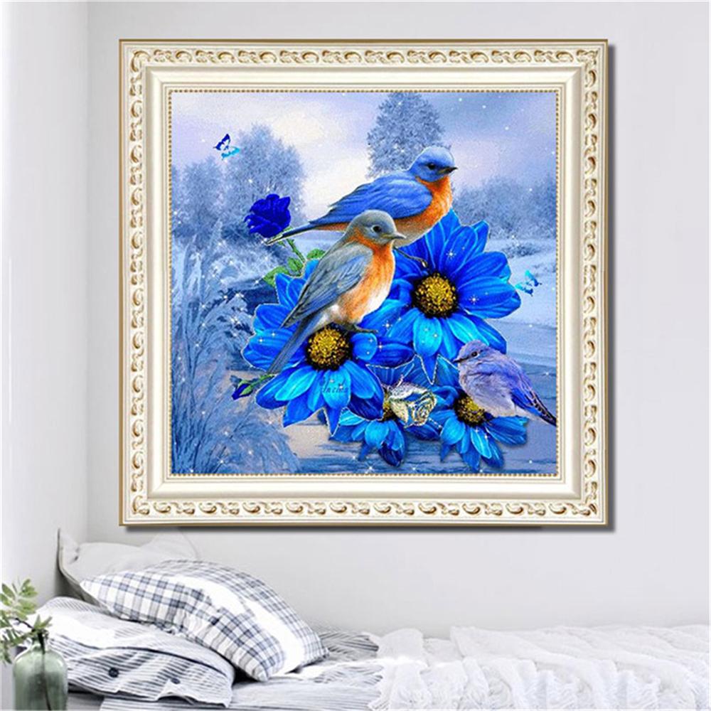 Bird of Flowers | Full Square Diamond Painting Kitss