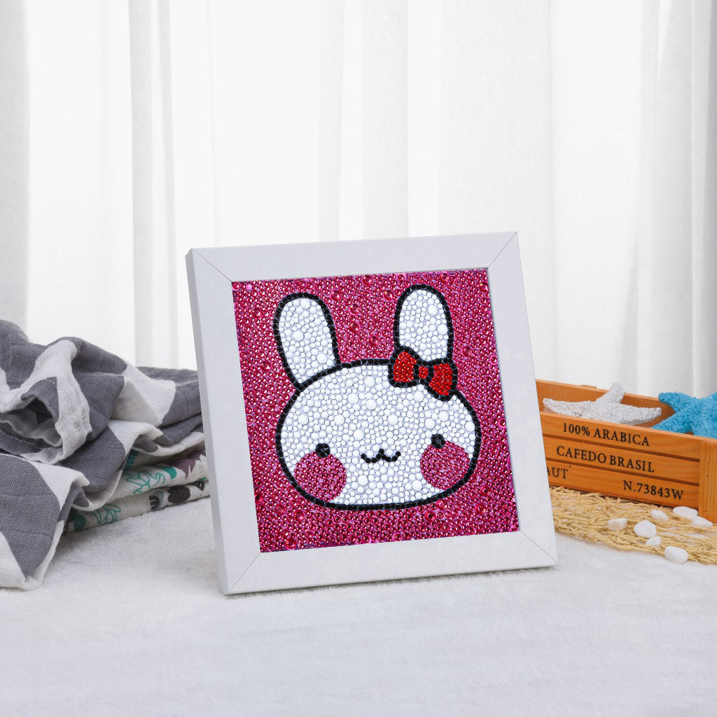 Children's Series-| rabbit | Crystal Rhinestone Full Diamond Painted-(Frameless)