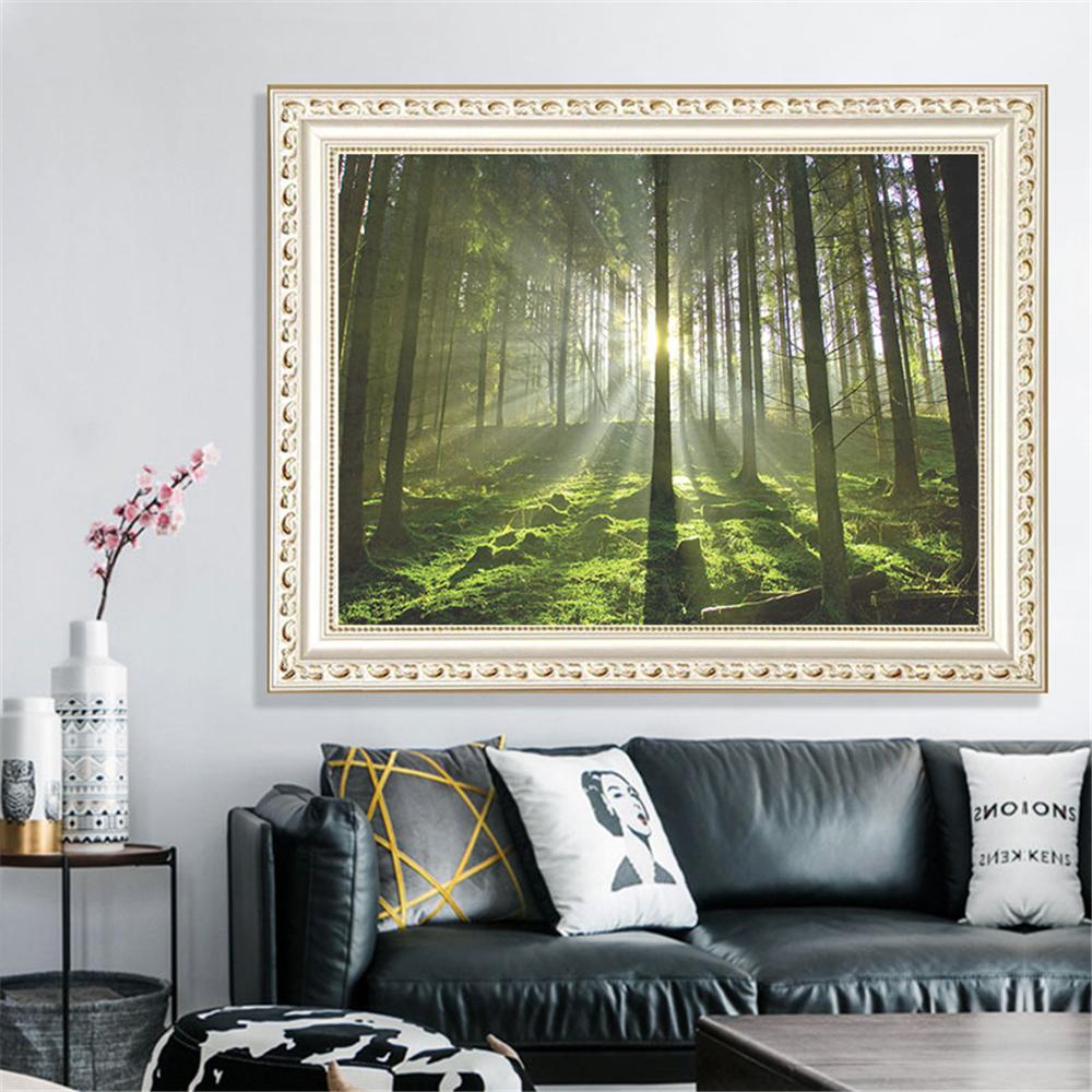 Sunshine in the forest | Full Square Diamond Painting Kits