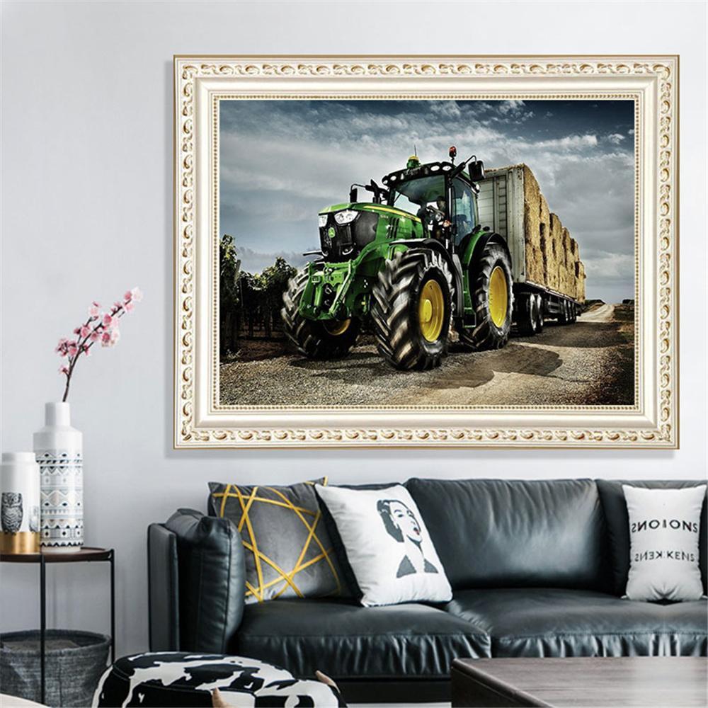 John Deere | Kits de peinture au diamant carré complet 