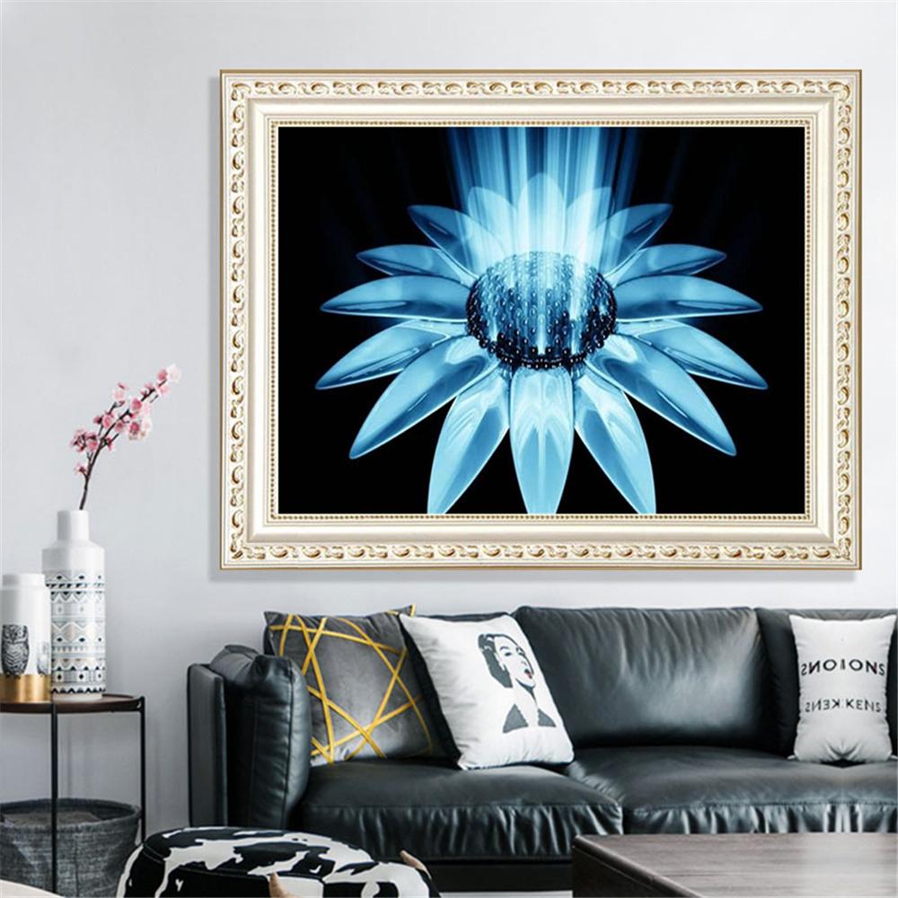 Blue dream flower  | Full Square Diamond Painting Kits