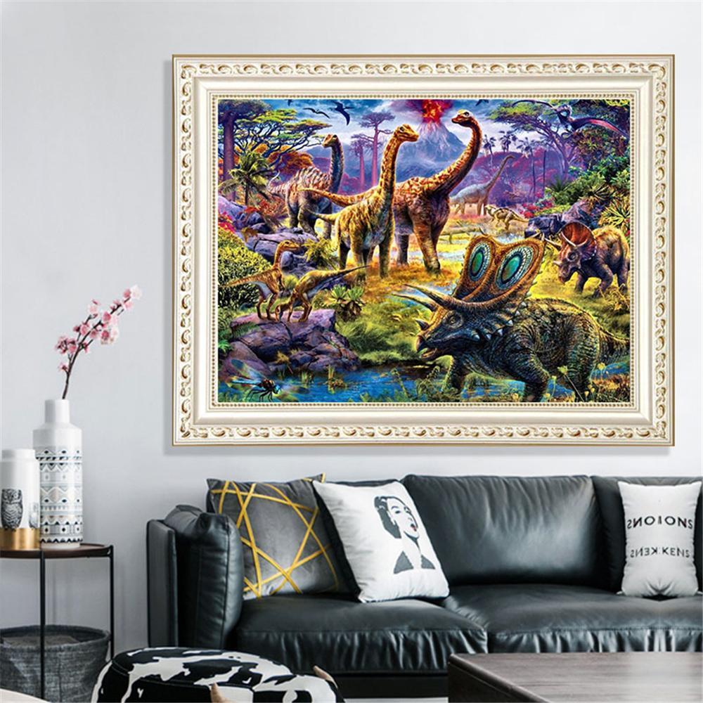 Dinosaurier | Full Square Diamond Painting Kits 