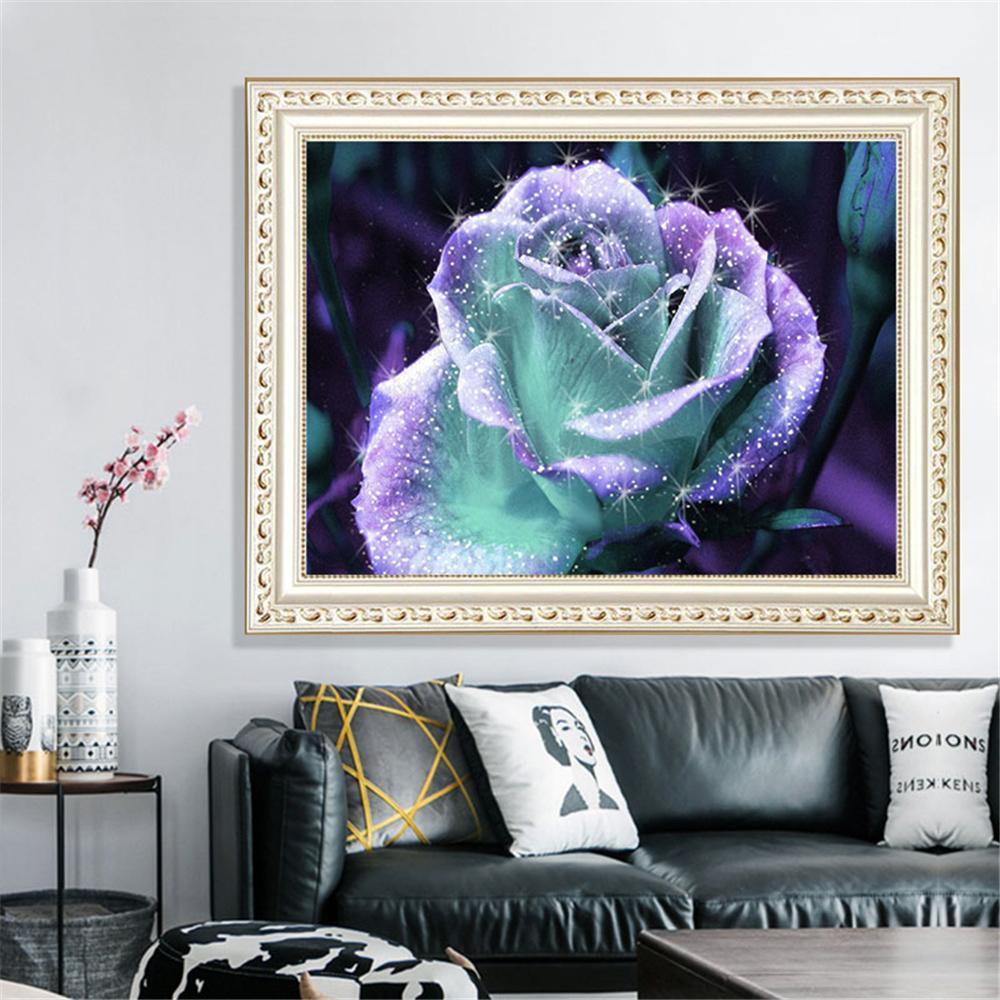 Rose Flower  | Full Square Diamond Painting Kits