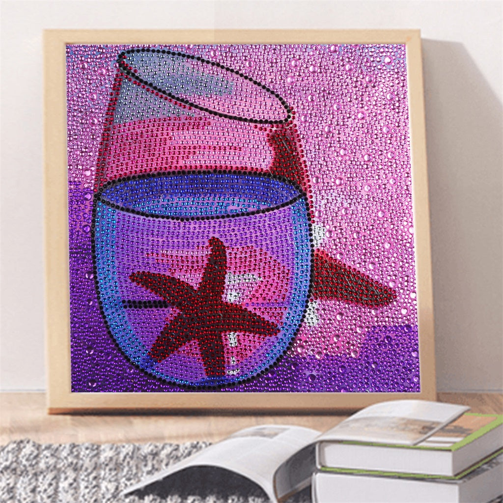 Tasse étoile de mer | Kits de peinture diamant strass cristal