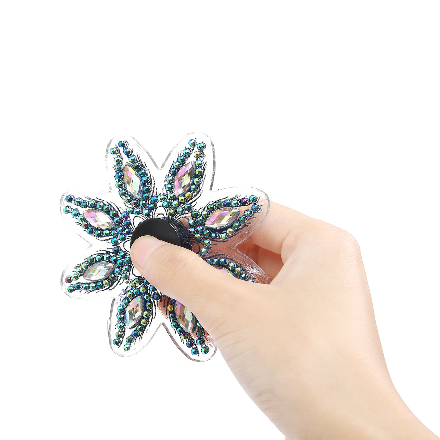 DIY Diamond Painting Fingertip Gyro Spinner - Mandala