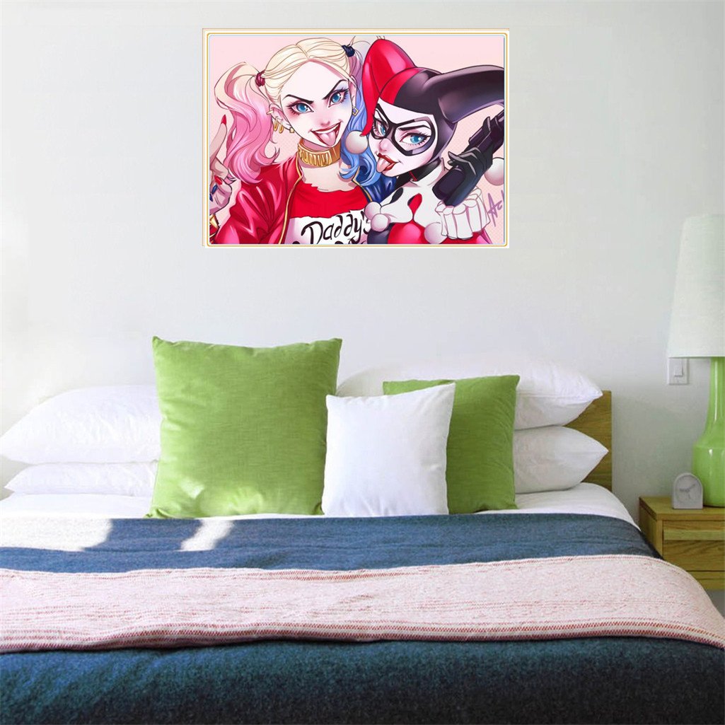 Harley Quinn | Kits complets de peinture au diamant rond