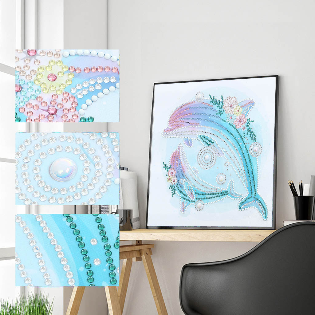 Dolphin | Luminous Diamond Painting Kits