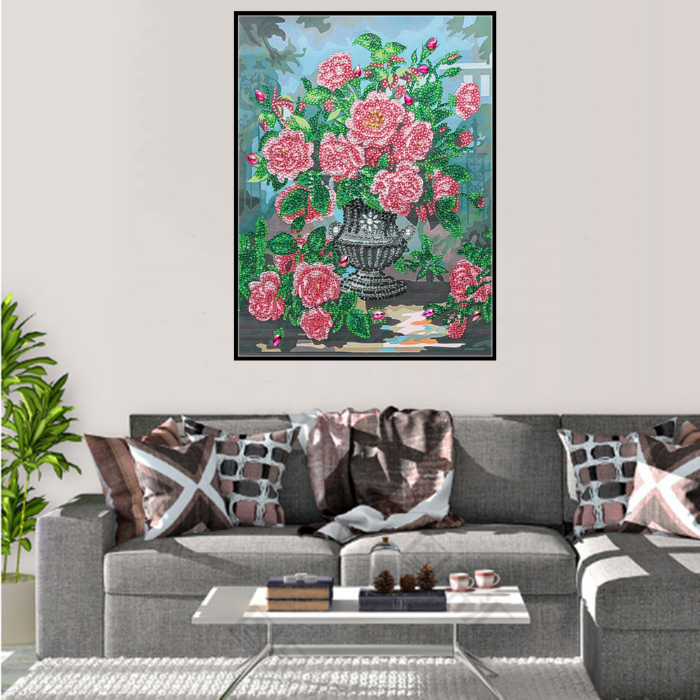 Vase of flowers | Special Shaped Diamond Painting Kits