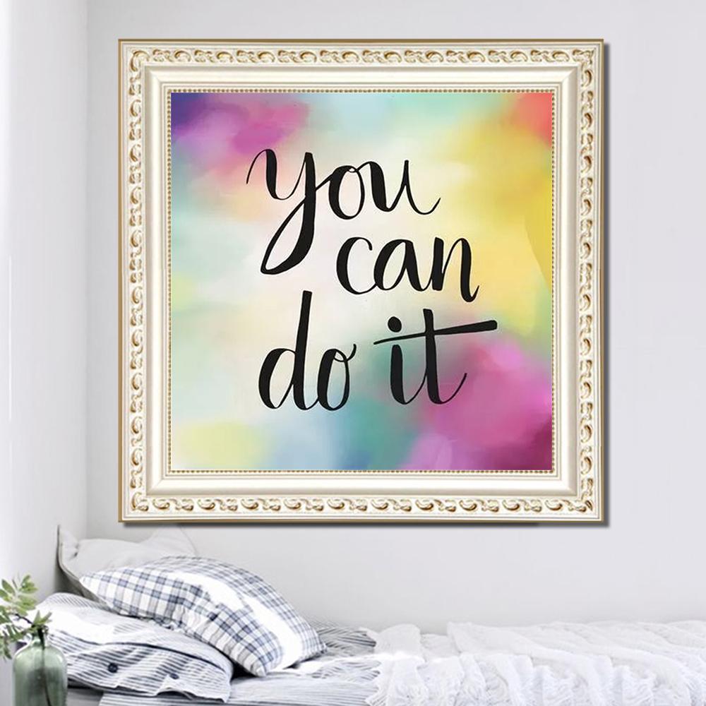 You can do it | Full Round Diamond Painting Kits