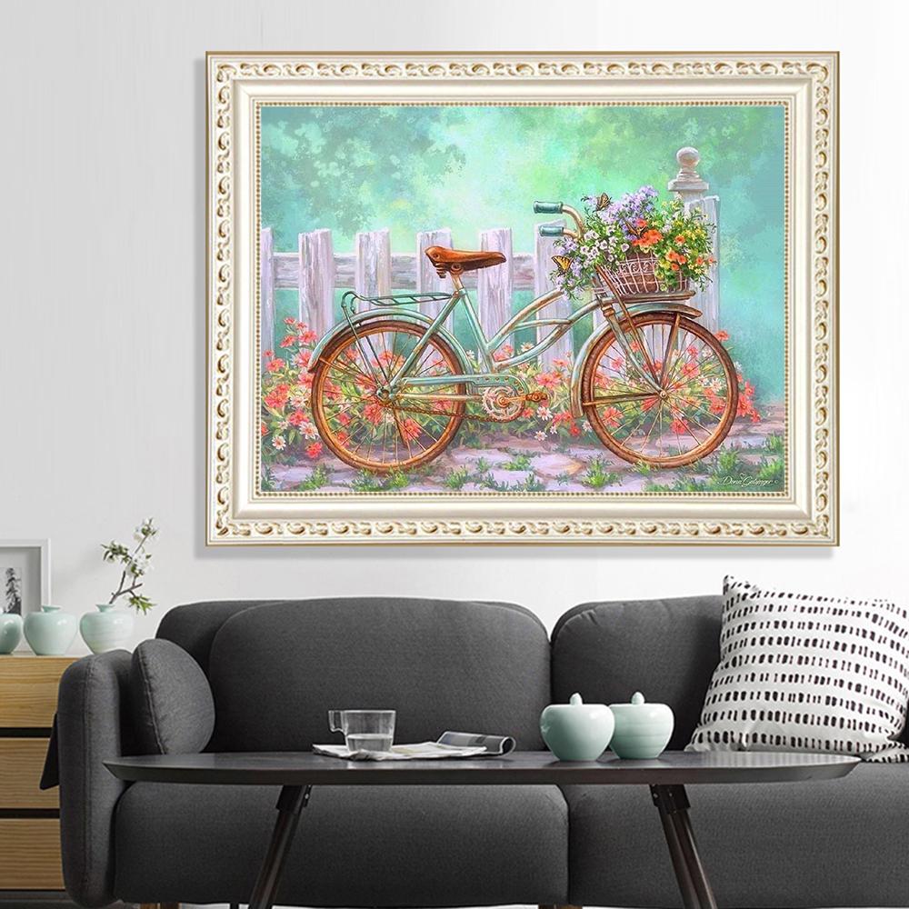 The Bicycle  | Full Round Diamond Painting Kits