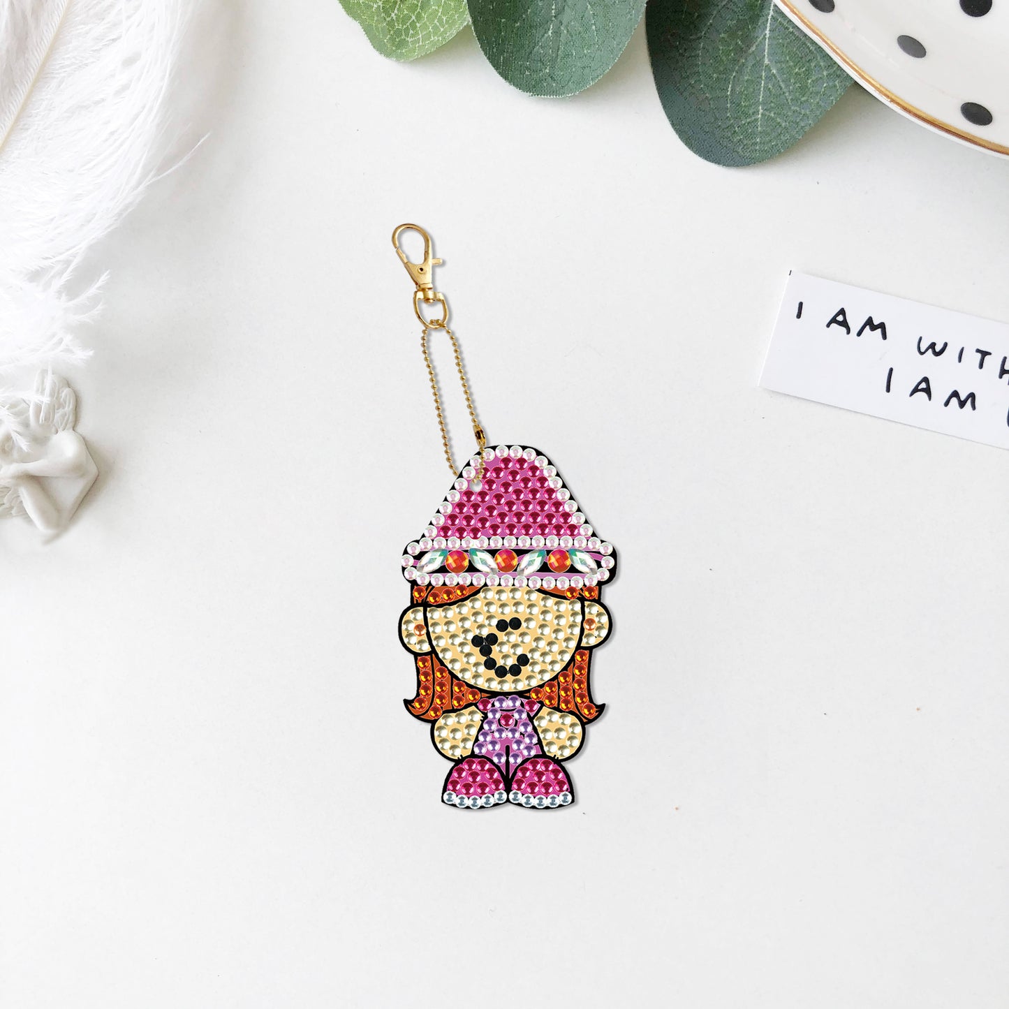 DIY keychain | Children | Double-sided | Five Piece Set