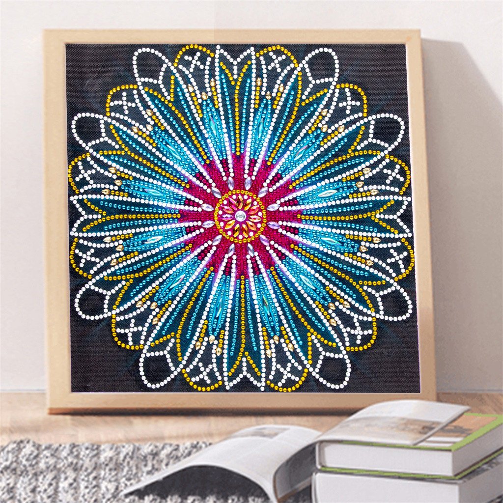 Mandala Flowers | Special Shaped | Crystal Rhinestone Diamond Painting Kits