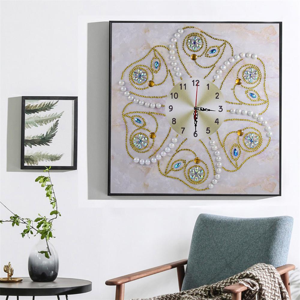 butterfly clock | Crystal Rhinestone Diamond Painting Kits