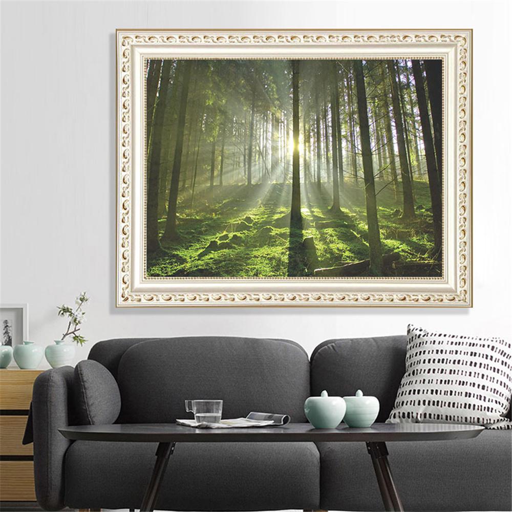 Sunshine in the forest | Full Square Diamond Painting Kits