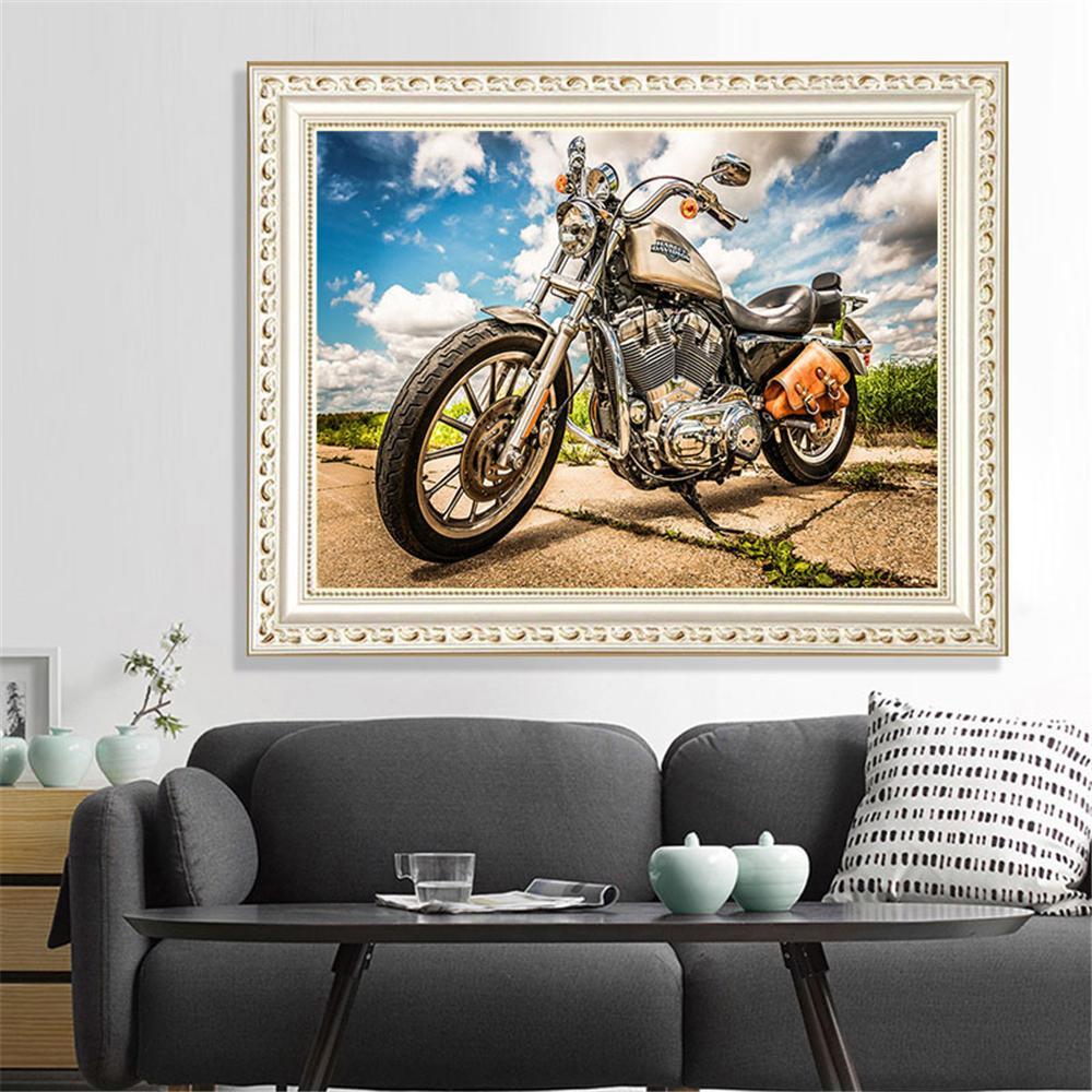 Harley-Motoren | Full Square Diamond Painting Kits 