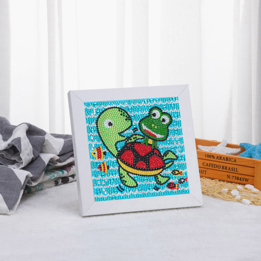 Schildkröte | Crystal Strass Diamond Painting Kits für Kinder