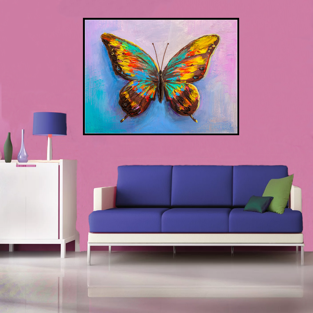 Papillon | Kits complets de peinture au diamant rond