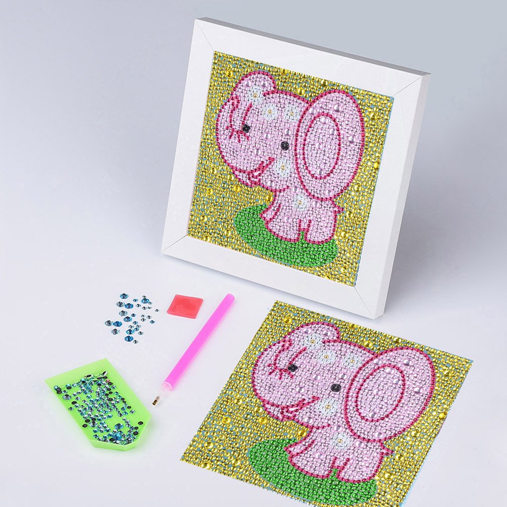 Children's Series-| Small Elephant | Crystal Rhinestone Diamond Painting Kits