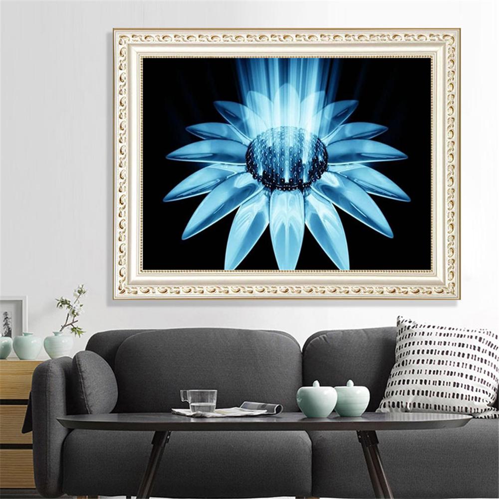 Blue dream flower  | Full Square Diamond Painting Kits