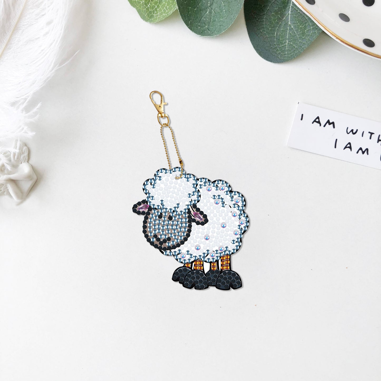 DIY keychain | Animals | Double-sided | Five Piece Set