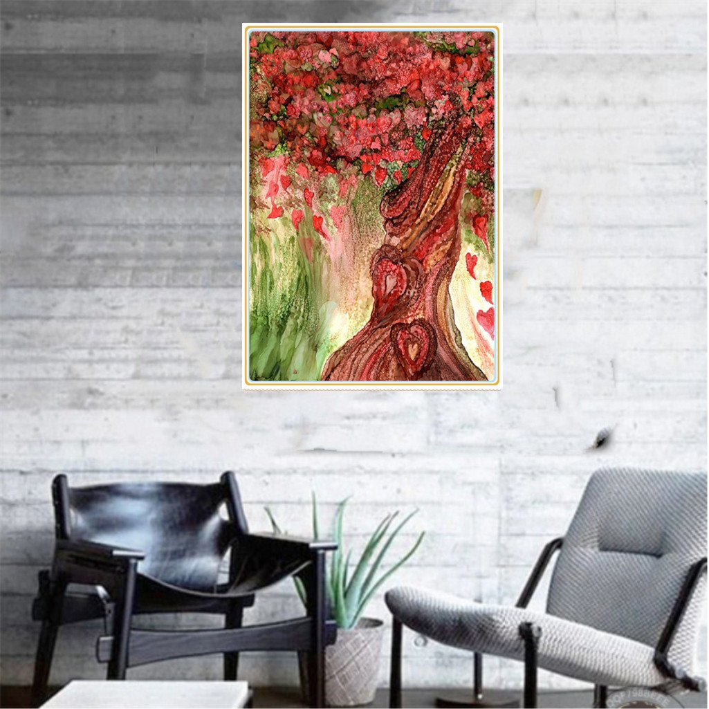 Tree Love | Full Round Diamond Painting Kits