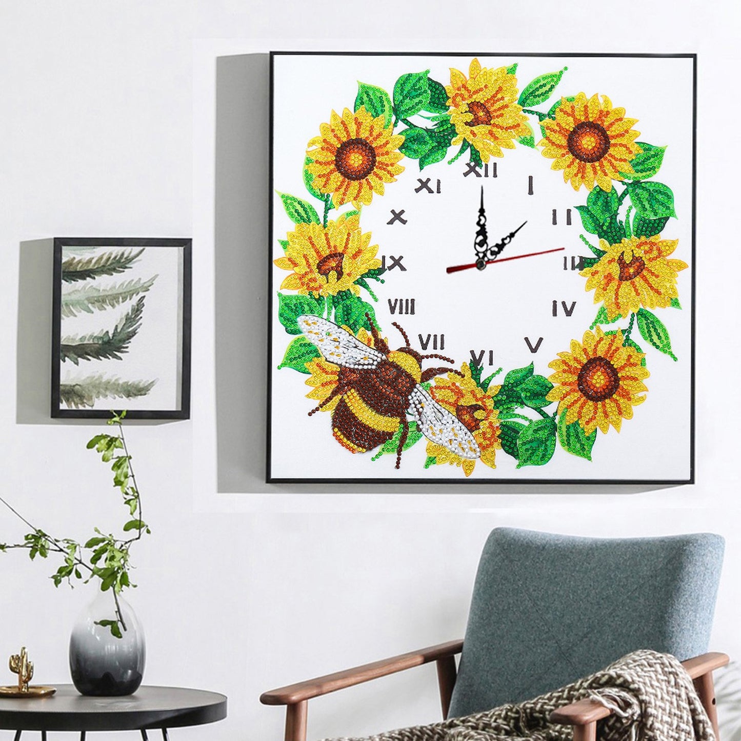 Bee Clock | Special Shaped Diamond Painting Kits